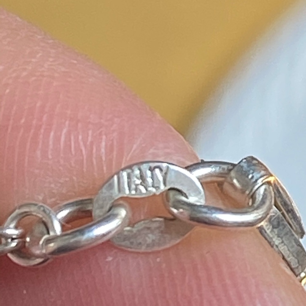 Solid Sterling silver bracelet - Picture 8 of 10
